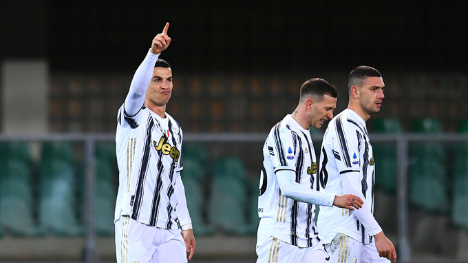 Kết quả Verona 1-1 Juventus: Ronaldo ghi bàn, Juventus vẫn bị cầm hòa đáng tiếc